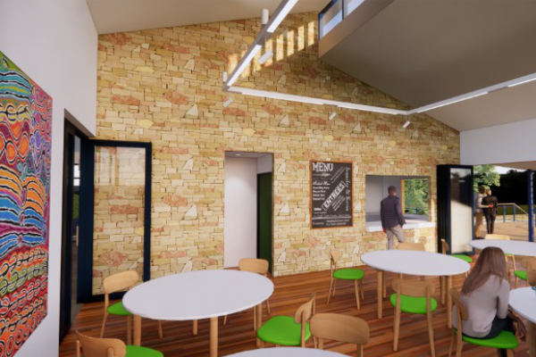 Interior of Cafeteria
