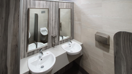 New toilets