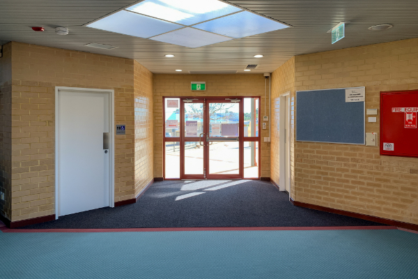 Foyer - New UAT on the left